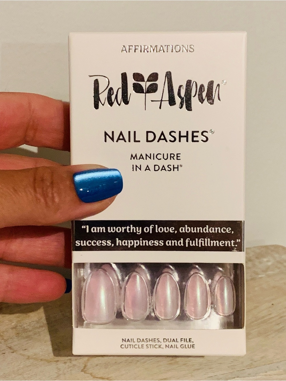 Red Aspen Nail Dashes Press-On Nails